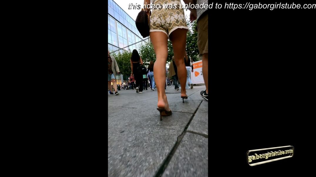 Gaborgirlstube Street Candid - Braless  Babe in MNG  Mules  - ASMR Edition