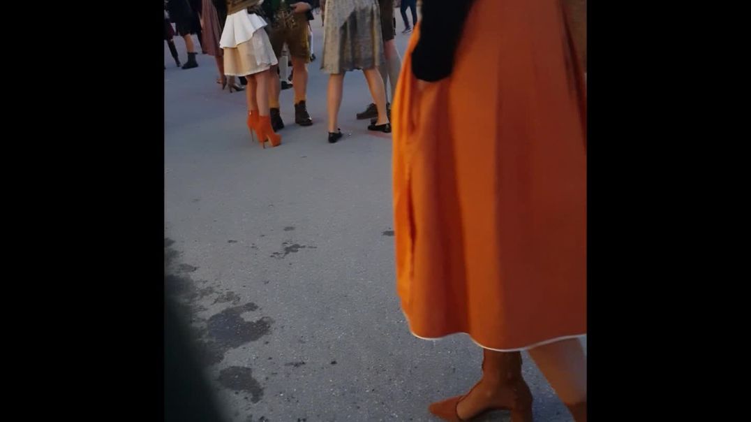 ⁣beautiful orange high heels (pt 2)