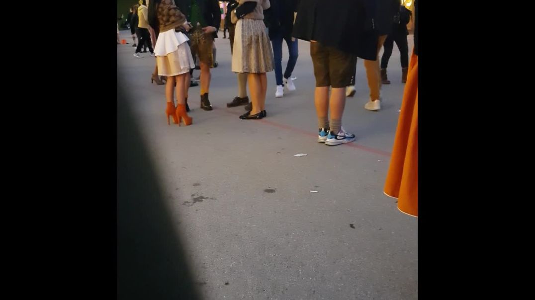 ⁣beautiful orange high heels (part 4)