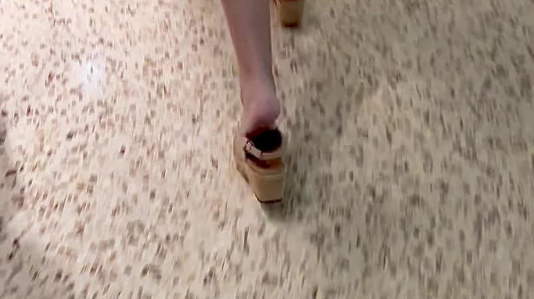 Mature Slingback Wedges Falling Off