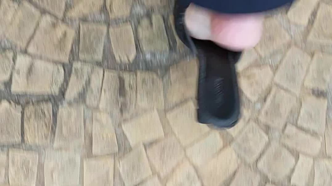 Walking in Mules Slapping