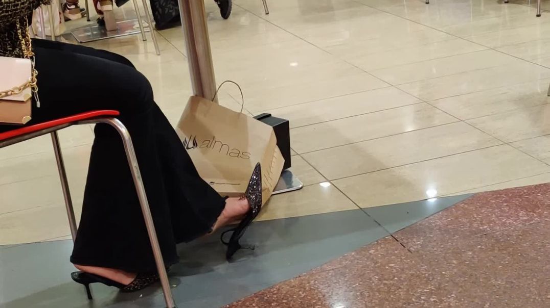 candid dangling sparkling mules