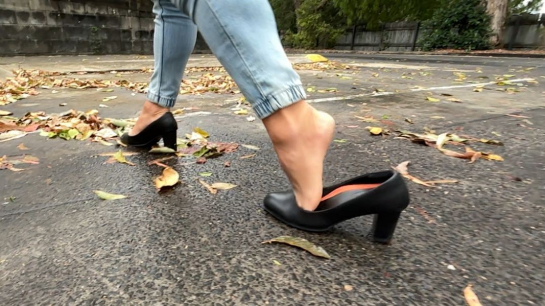 My stretched out flight attendant pumps