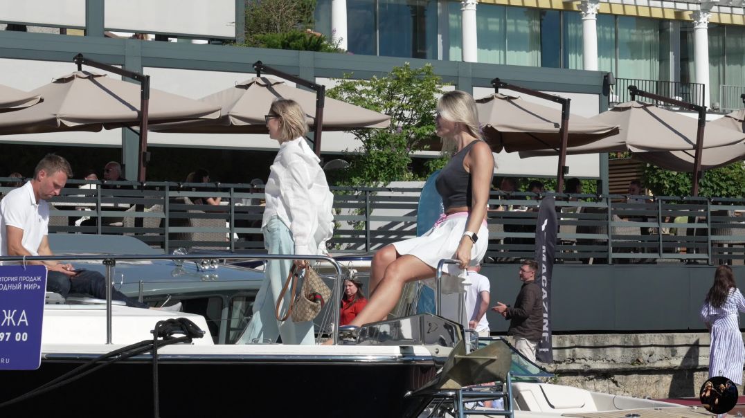 Blonde On Boat
