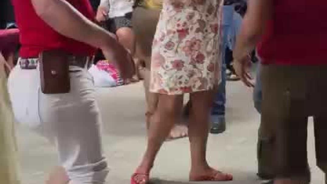 Man dancing in high heels
